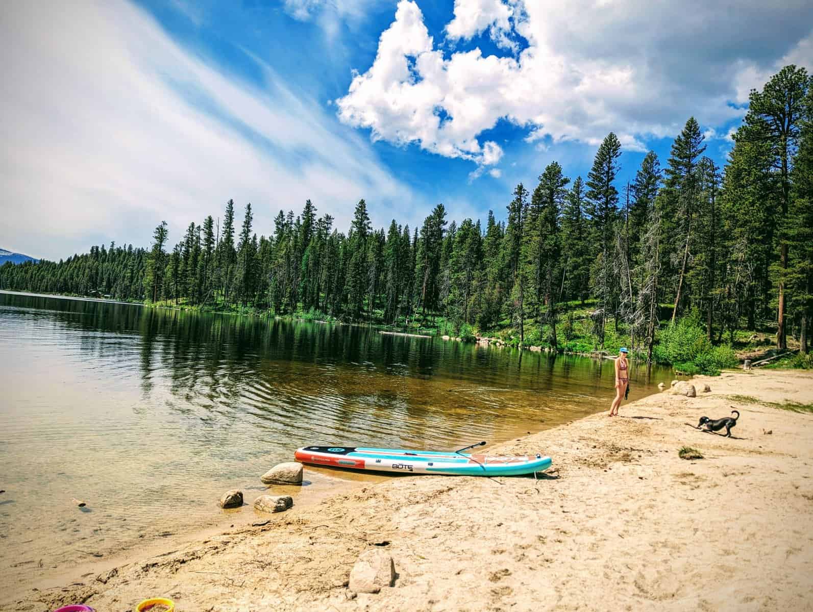 Warm Lake, a very SUP-friendly lake just hours from Boise.